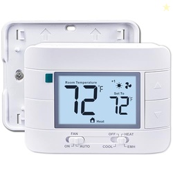 Aowel 2 Heat/ 1 Cool Non-Programmable Thermostat for Home Heat Pump Sy