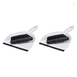 Amazon Basics Small Portable Mini Dustpan and Brush Set for Indoor Out