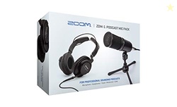 Zoom ZDM-1 Podcast Mic Pack Includes Dynamic Microphone, Headphones, T