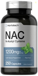 Horbach NAC N-Acetyl Cysteine Supplement 1200mg | 250 Powder Capsules 
