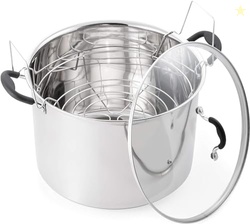 PrepNCook by McSunley 21.5Qt Induction Stainless Steel Water Bath Cann
