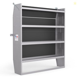 AA Products SH-6005 Steel Mid/High Roof Van Shelving Storage System Fi