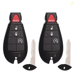 MechanMagic Key Fob Fobik Replacement Fits for Dodge Ram 1500 2013-202