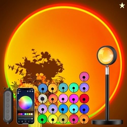Madoury Sunset Lamp Projector with APP and Button Control, Multicolor 