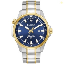 Bulova Men's Marine Star 'Series B' 3-Hand Date Quartz Watch, Luminous