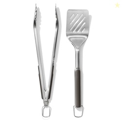 OXO Outdoor Grilling Turner and Tongs Set