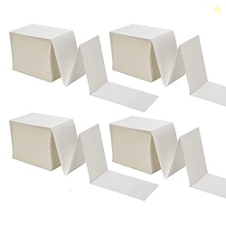 9527 Product Fanfold 4 x 6 Direct Thermal Labels White Perforated Ship