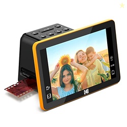 KODAK Slide N Scan Max Digital Film Scanner - Black/Yellow - Tiltable 