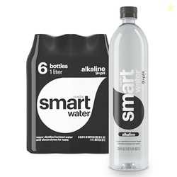 Smartwater alkaline with antioxidant 1L 6pk