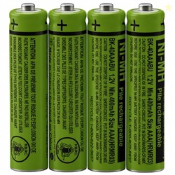 Cerepros 4-Pack BK-40AAABU 1.2V 400mAh Replacement Battery Pack for Pa