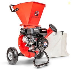 GreatCircleUSA Wood Chipper Shredder Mulcher Heavy Duty Gas Powered 3 