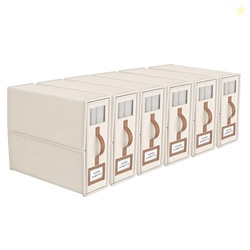 BigPonPon 6 Pack Bed Sheets Organizers And Storage (King Size),Foldabl