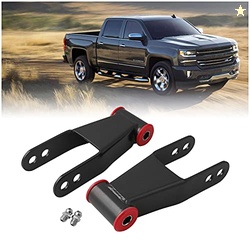 Nakuuly 2" Rear Drop Lowering Shackle Suspension Kit Compatible with 1