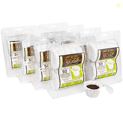 Perfect Pod EZ-Cup Disposable Paper Filters with Patented Lid Design f