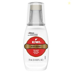 KIWI Scuff Cover, 1 Bottle with Sponge Applicator, White, 2.4 Fl.Oz