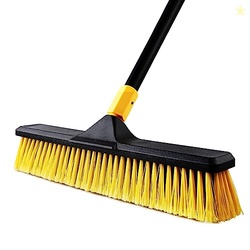 Yocada 18 Inch Push Broom Heavy-Duty Outdoor Commercial Broom Brush St