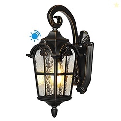 DEWENWILS Dusk to Dawn Outdoor Wall Light, Waterproof Exterior Light F