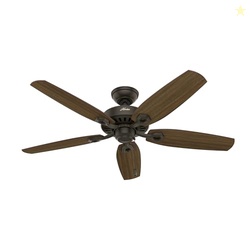 Hunter 52 inch Indoor Ceiling Fan No Light with Pull Chain - Bronze Ce