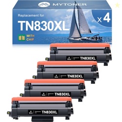 MYTONER Compatible Toner Cartridges Replacement for Brother TN830 XL/V