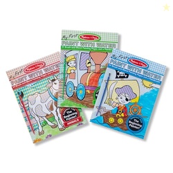 Melissa & Doug My First Paint with Water Activity Books Set - Animals,