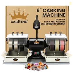 CabKing Cabbing Machine Lapidary Equipment  Professional 6" Jewelry, G