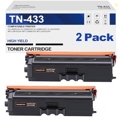 GOTOBY Compatible Toner Cartridge Replacement for Brother TN433BK TN43