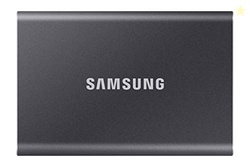 Samsung T7 Portable SSD - 1 TB - USB 3.2 Gen.2 External SSD Titanium G