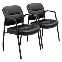 Devoko Waiting Room Office Reception Chairs Executive Leather Guest Ch