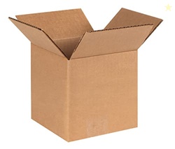 Secure Seal - 100 Pack of 7x7x7 Corrugated Cardboard Packing Shipping 