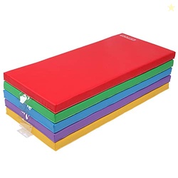 JOYMOR 2-Inch Thick Rest Mat, 5-Pack, Nap Mat with Name Tag Holder, Po