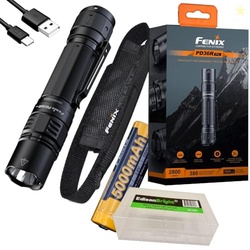 Fenix PD36R Pro 2800 Lumen USB Rechargeable LED Tactical Flashlight wi