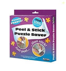 Buffalo Games Peel & Stick Saver Sheets - Pack of 4, 24 Adhesive Sheet
