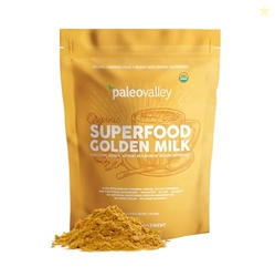 Paleovalley Organic Superfood Golden Milk - Immune, Focus, Cognitive, 