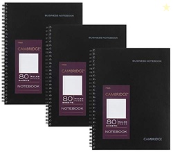 Cambridge Limited Professional Spiral Notebook NEW BUSINESS ADDITION, 