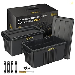 Onesnt 2 Pack E-Track Basket Storage Bin for E Track Accessories for E