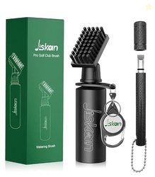 Jiskan Pro Golf Club Cleaner Brush Golf Groove Sharpener Tool with Ret