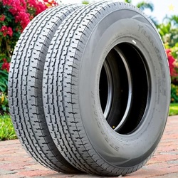 Set of 2 (TWO) Transeagle ST Radial II Premium Trailer Radial Tires-ST