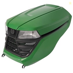 HECASA Complete Hood Kit Hood Side Panel Upper Hood Front Grille w/Hea