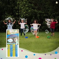 4 Big Bubble Wands: Making Giant Bubbles. Great Birthday Activity and 