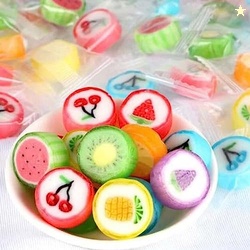 Fruit Slices Candy - Hard Candy Bulk 1 lb Bag of Individually Wrapped 