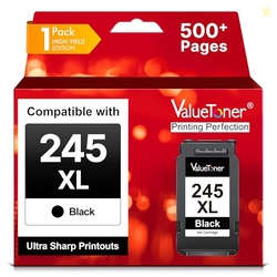 Valuetoner 245XL Replacement for Canon 245XL Black Ink 245 XL PG245XL 