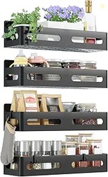 4 Pack Strong Magnetic Spice Rack for Refrigerator Multipurpose Magnet