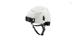 Milwaukee Electric - White Vented Safety Helmet - Type 2 Class C