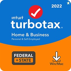 [Old Version] TurboTax Home & Business 2022 Tax Software, Federal and 