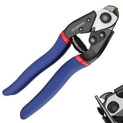 WORKPRO Cable Cutter, 7-1/2 Inch Heavy Duty Wire Rope Cutter, Chrome V
