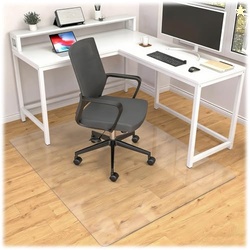 Heavy Duty Chair Mat for Hardwood Floors, Transparent Office Floor Pro