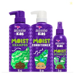 Aussie Kids Hair Care Bundle Set Including: Shampoo (16 Fl Oz), Condit