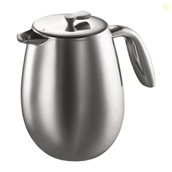 Bodum 51 oz Columbia Thermal French Press Coffee Maker, Insulated Doub