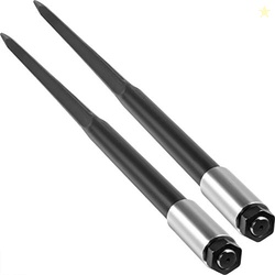 VEVOR Hay Spear Spears 49" Hay Bale Spear Spike, 4000 lbs Capacity Qui