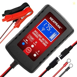 1.75-Amp Car Battery Charger, 6V and 12V Smart Fully Automatic Battery
